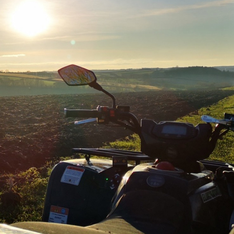 A picture of a quad bike